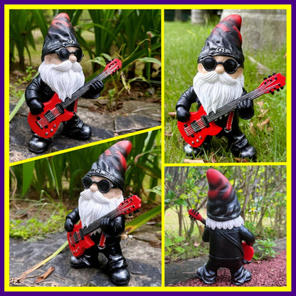 Funny Garden Gnomes Statues Yard Decorations Outdoor Garden Decor, 8” Hippie Gnomes Garden Statues, Patio, Lawn Ornament, Gardening Gifts for Women for Housewarming