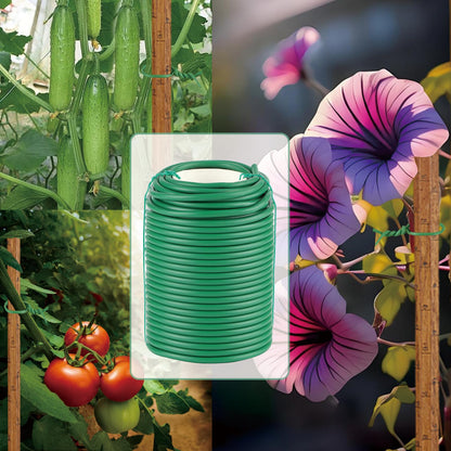 QenFree Garden Wire, 66FT Soft Plants Ties, 3.5mm Flexible Garden Ties for Climbing Plants, Vines