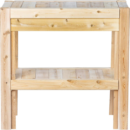 Greenes Fence Cedar Adjustable Storage Shelves, 31 in. x 16 in. x 30 in. - Made in USA with North American Cedar