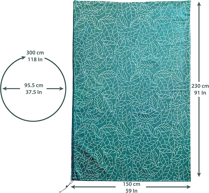 Plant Covers Freeze Protection 59"x91" in 2 Pack | Green Winter Frost Blankets for Outdoor Plants | Reusable Garden Cover Bags with Zipper Drawstring | Cold Weather Shrub Protection Cloth