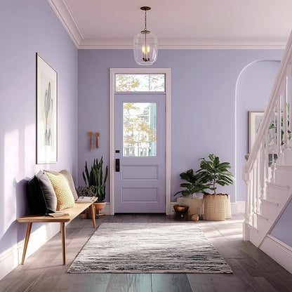 EVOLVE Paint & Primer: Environment-friendly, Low Sheen with One-coat Coverage for Interior & Exterior surfaces (Soft Violet, 1-Gallon)