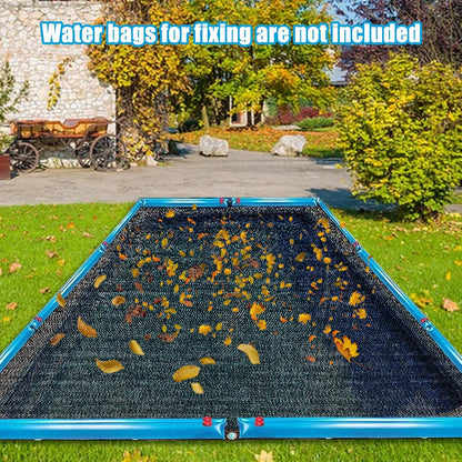 16 x 26FT Pool Leaf Net Cover- Thicken Rectangle Leaf Netting for Inground and Above Ground Swimming Pools Cover with Reinforced Gromments,Winter Above Ground Pool Screen Cover, Catching Leaves