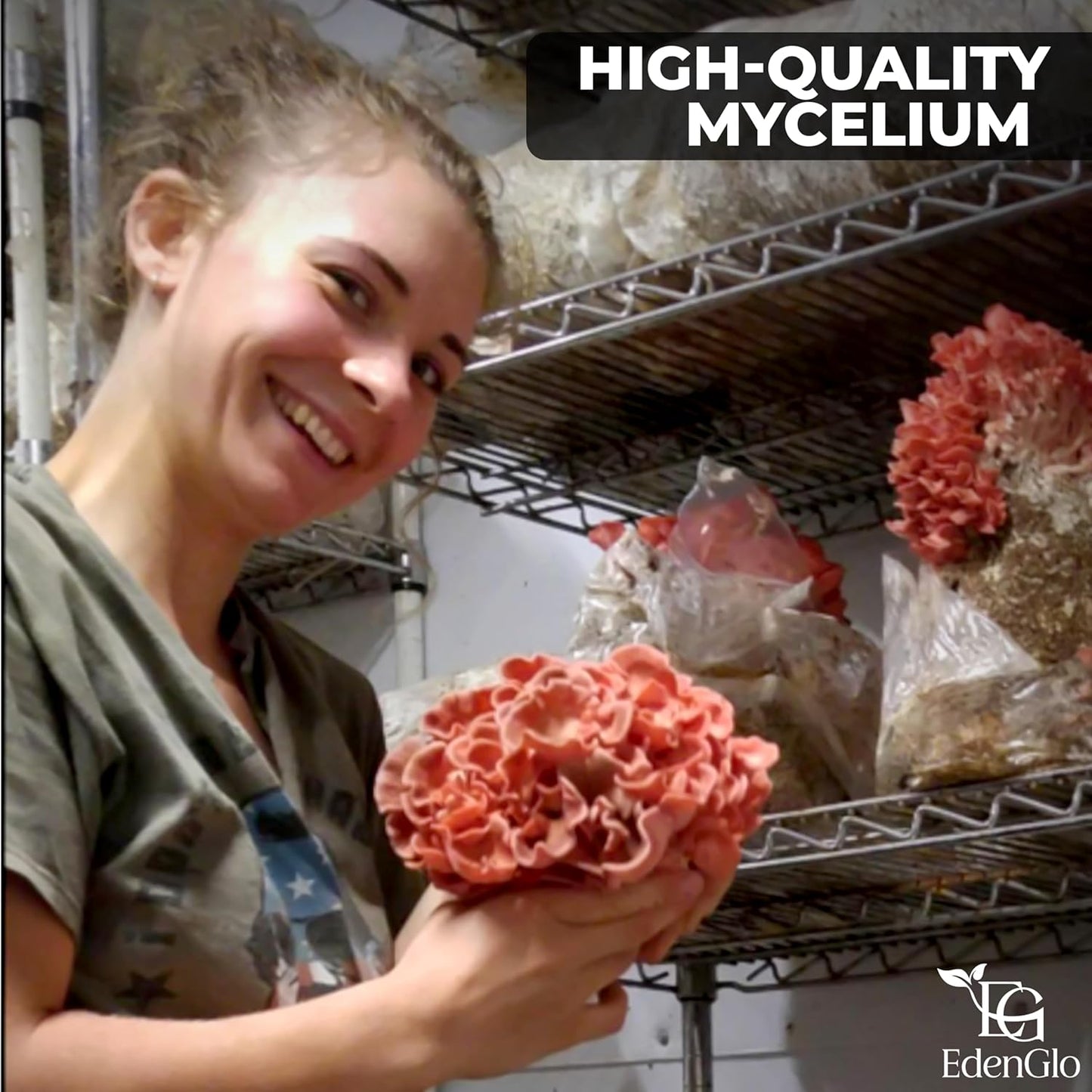 60 Packs Mushroom Grow Bags 8"x5"x20", Durable Mushroom Spawn Bags with 0.5 Micron Filter Patch, Large Growing Bags for Substrates, Tear & Heat Resistant up to 338°F