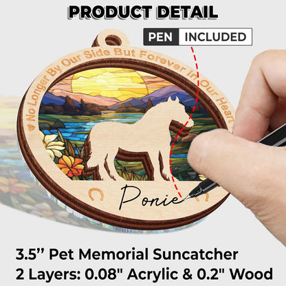 Horse Memorial Ornaments, Christmas Xmas Tree Ornament, Window, Car Hanging, Sympathy Gift for Loss of Horse, Bereavement Keepsake, Holiday Decoration for Pet Loss PO236