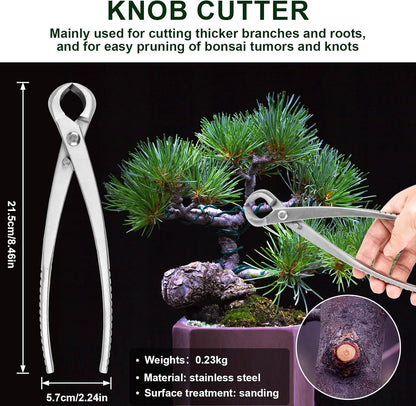 6 PCS Bonsai Pruning Tool Set, 6 Different Roles of Scissors to Meet All the Needs of the Usage Process, for Plant Pruning and Shaping, Free Your Hands and Easy to Finish the Work