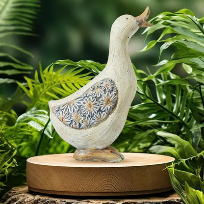 Artpual Duck Garden Outdoor Statues Garden Decor for Outside Garden Lawn Decor for Patio Yard Porch Balcony Home House Ornament, Garden Decor Gifts for Women and Men