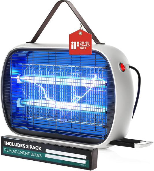 Buzbug Bug Zapper Indoor for 5000 Sq. Ft., 20W Instant Electric Mosquito Zapper, High-Voltage Fly