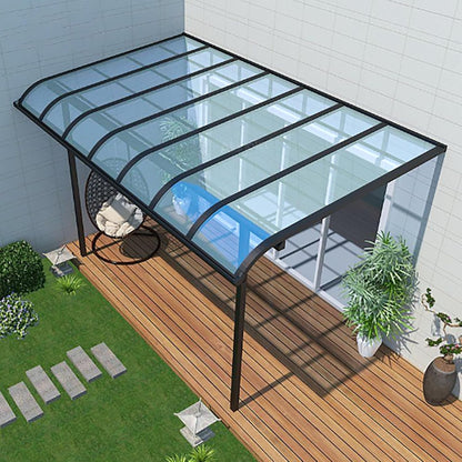 Daylighting Roof Panels Outdoor Sunshade Canopy Panels Greenhouse Panels Not Easy to Deform Easy to Assemble for Outdoor Shed Panels.(Transparent,3.3x29.5ft)