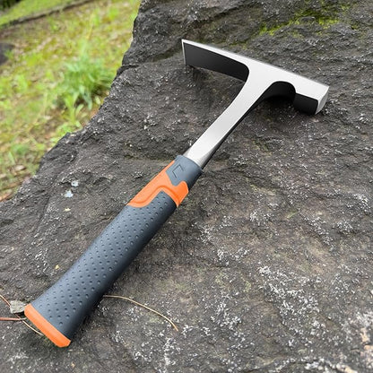 Mason's/Bricklayer'sHammer-32 oz Brick Hammer Masonary Tool- Forged one piece Steel Construction&shock reduction handle（12.7inch）