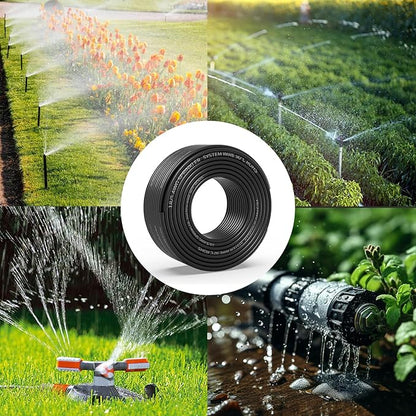18/5 Solid Sprinkler System Wire 50ft, 18 Gauge Irrigation Wires PVC Jacket Sprinkler Cable for Underground Irrigation Valves Field Central Control System