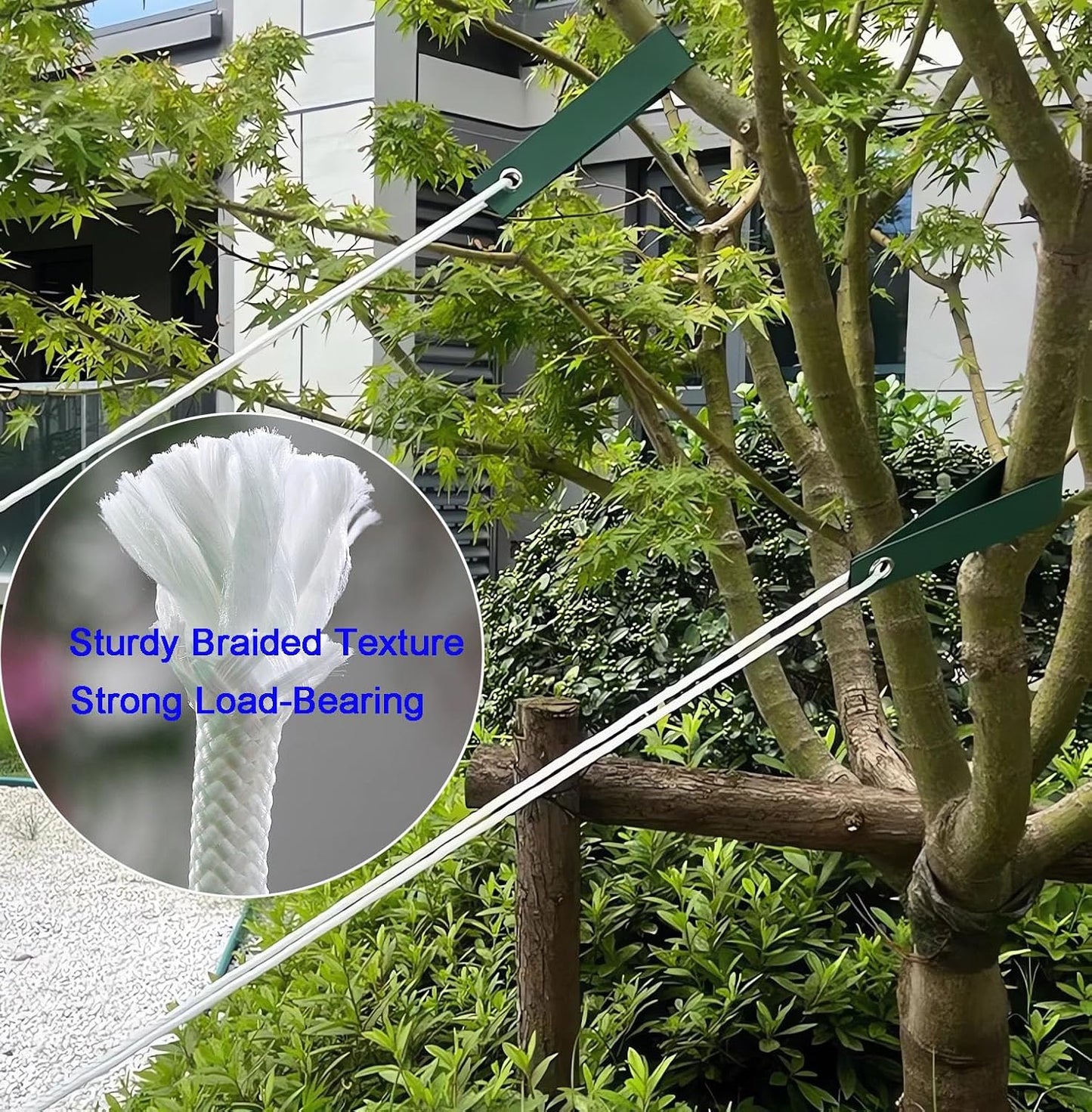 Heavy Duty Tree Stake Kits Steel Tree Stakes and Supports for Young Trees Against Bad Weather Leaning Tree Anchor Straightening Kit