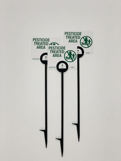 Lawn Treatment Application Stakes & NEW JERSEY Signs (Premium Style Stakes / 1,000 pc. Pack)