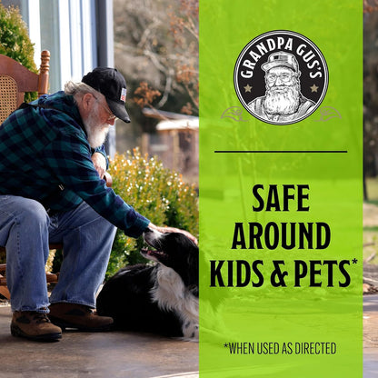 Grandpa Gus's Extra-Strength Mouse Repellent Pouches, Cinnamon/Peppermint Oils Repel Mice from Nesting & Freshen Air in Car/RV/Boat/Garage/Shed/Cabin (Pack of 4)