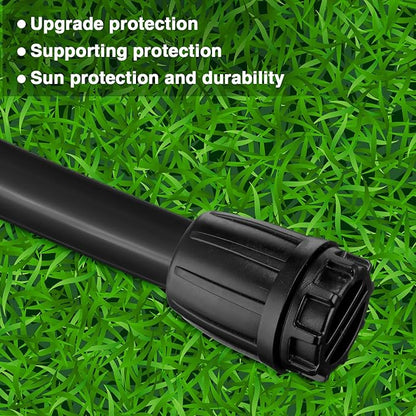 16 Pcs 1/2 inch Irrigation Fittings End Plugs For (1/2" ID x0.6-0.63" OD) 16mm Drip Tubing Connectors (Green and Blue)