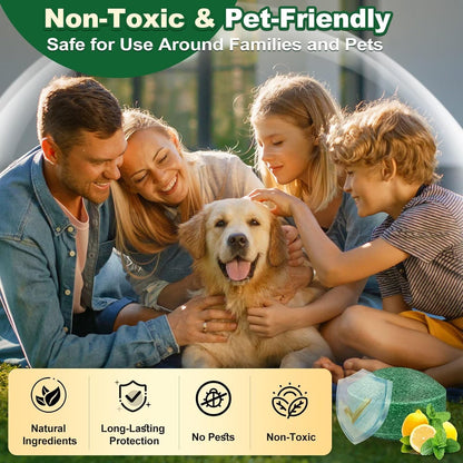 32PCS Mouse Rodent Repellent, Natural Mouse Repellent Peppermint Oil for Mice, Rats, Squirrels, Spiders and Pests, Keeps Pests Away Effectively from Garden & Home, Indoor & Outdoor Use (Peppermint)