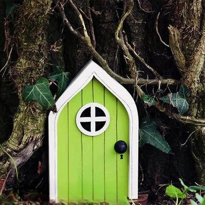 Set of 6 Fairy Garden Door Miniature Garden Decor Outdoor Garden Accessory for Gardens Gate Decoration in Yard Landscaping and Indoor Decor