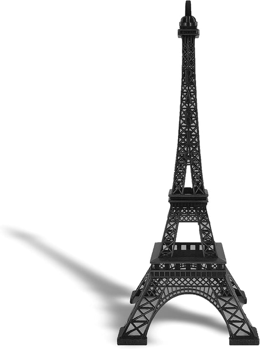 allgala 24" Eiffel Tower Statue Decor Alloy Metal, Black