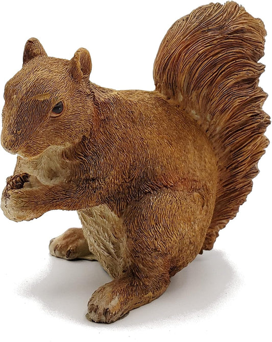 C&F Garden Decor Outdoor Polyresin Squirrel Statue G118 4" H