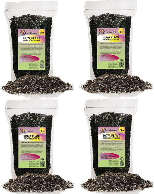 Gardenera Hoya Plant Premium Potting Mix - 20 Quart - Optimal Balance for Thriving Hoyas: Air, Moisture, and Nutrient Retention