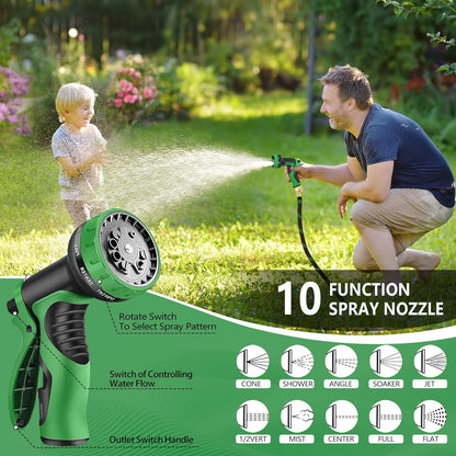 100 FT Non-Expanding Garden Hose, 2026 New Upgrated Non-Expandable Garden Water Hose - Ultra-Light