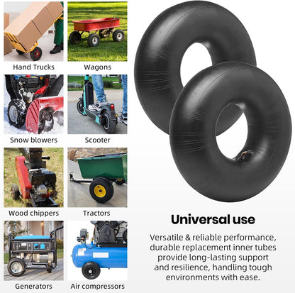 AR-PRO 2-Pack Heavy Duty 3.00-4 Inner Tube with TR87 Bent Valve Stem for ATV Wheelbarrows Tractors Mowers Hand Trucks E300 E325 Razor Scooter and More
