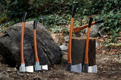 1844 Helko Werk Germany Vario Heavy Universal Axe - German Made Heavy Duty Large Felling Axe and Cutting Axe - Head 5.5 lbs, Handle 36 in. (Heavy Universal) #10055