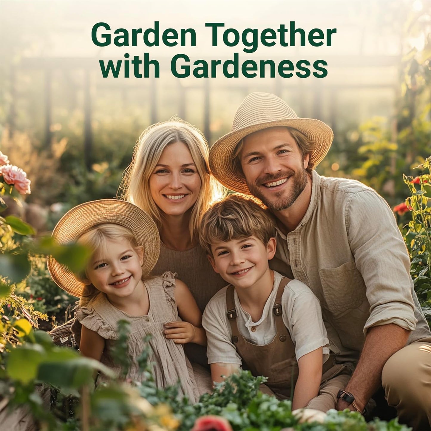 Gardeness Titanium Bypass Pruning Shears- SK5 Steel Garden Clippers For Gardening, Florist cutters-Floral Secateurs with Soft Comfort Grip Handles for Trimming Flowers, Branches, Shrubs and Plants