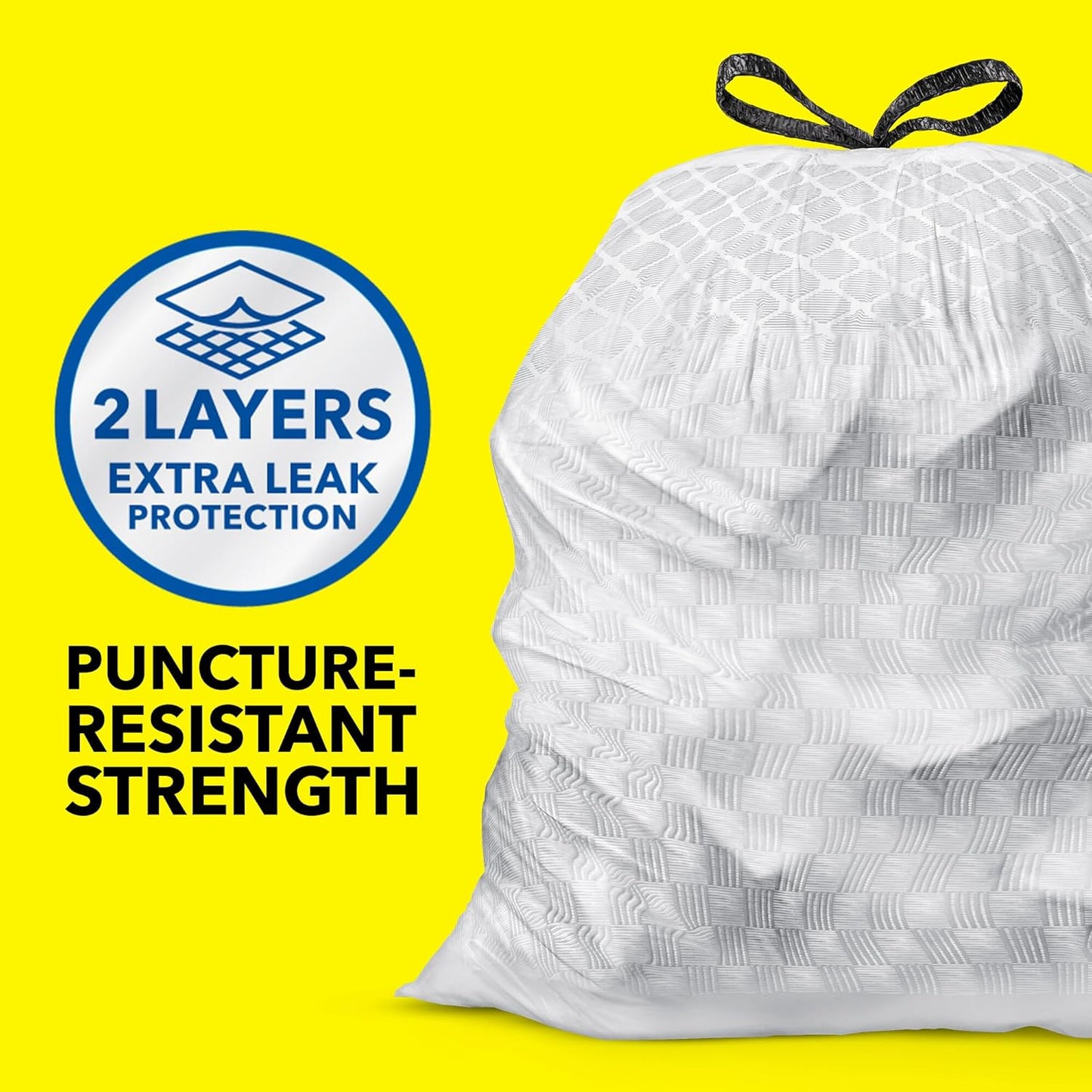 Glad ForceFlex Tall Kitchen Trash Bags, 13 Gallon, Gain Original, 110 Count (Package May Vary)