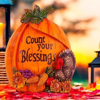 Topadorn Fall Pumpkin House Decor, Pumpkin Decorations Fall Decor for Home-Harvest Festivals & Parties