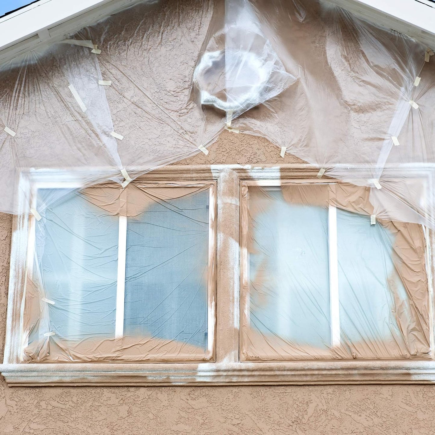 Aluf Plastics Clear All Purpose Poly Sheeting, Extra Strong, 4 mil, 20' x 100' for Painting & Furniture (1 Pallet of 25 Pack)