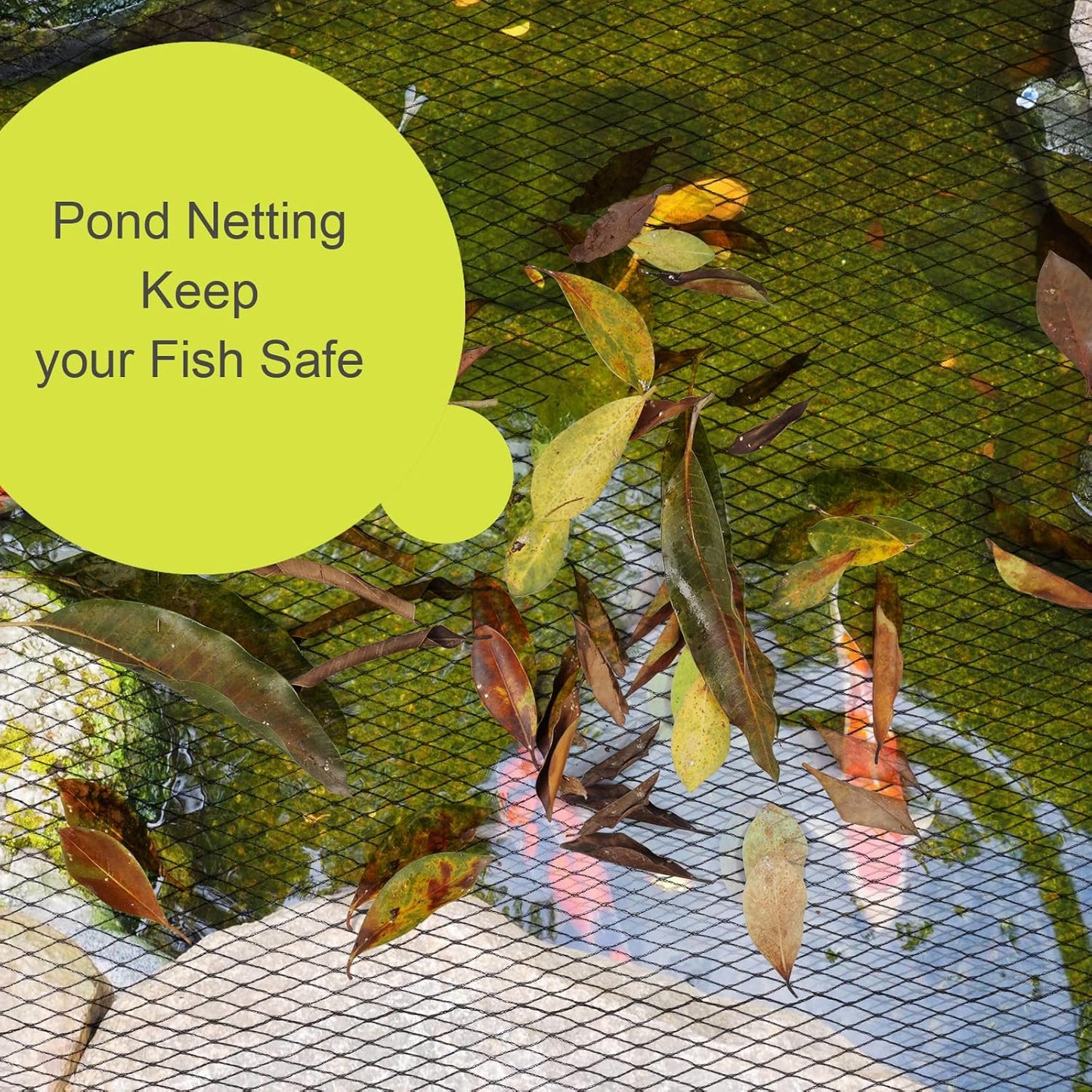 Bird Netting for Garden, 26 x 49FT Heavy Duty Anti Bird Netting Mesh with Ties and Landscape Staples for Vegetable, Fruit Trees & Other Plants, Lasting Against Birds Squirrels and Poultry, Black