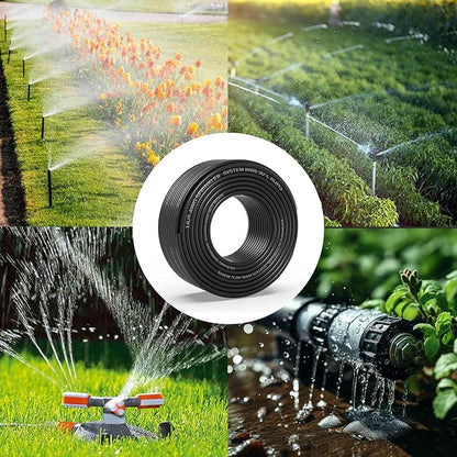 18/8 Solid Sprinkler System Wire 150ft, 18 Gauge Irrigation Wires PVC Jacket Sprinkler Cable for Underground Irrigation Valves Field Central Control System