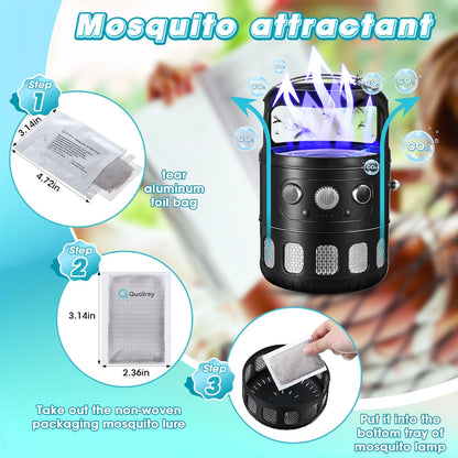 8 Pack Mosquito Attractant in Bulk, Lure for Bug Zapper Bait Refill Compatible with All Mosquito Trap Enhances Catch Rates for Indoor Outdoor Traps, Safe and Long Lasting