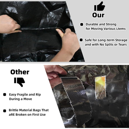 91L Storage Bags for Clothes, Moving Bags Heavy Duty Extra Large with Reinforced Handle, Storage Containers for Organizing Bedding, Blanket, Sheets, Pillows, Toys, Christmas Decorations