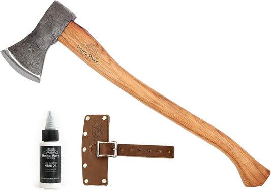1844 Helko Werk Germany Traditional Black Forest Woodworker Axe - Made in Germany Hand Forged