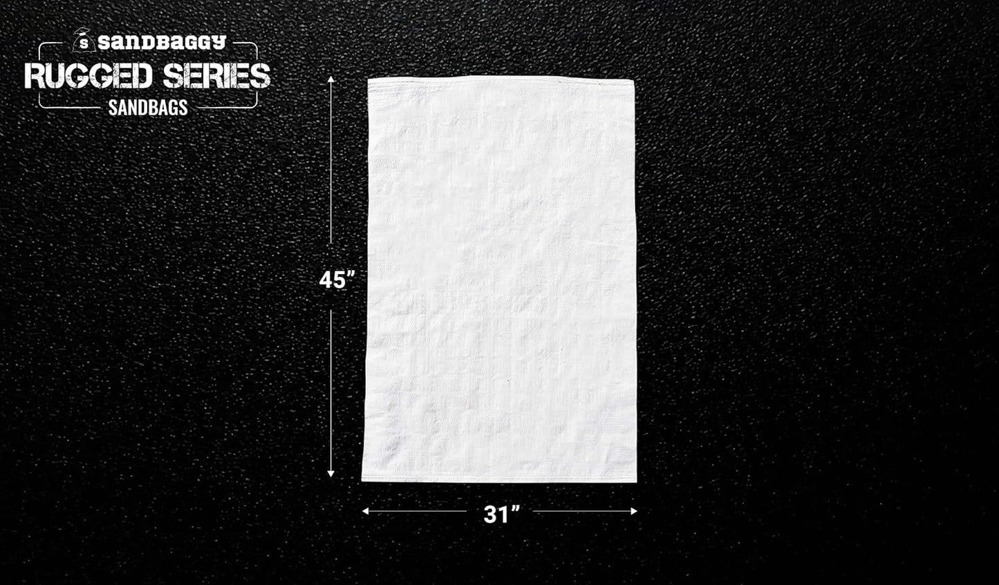 Sandbaggy Large Sandbags - Size: 31" x 45" - Thick Heavy Duty Contractor Bags, Heavy Duty Garbage Bags, Dumpster Bag, Construction Trash Bags, Contractor Bags 6 mil (1)