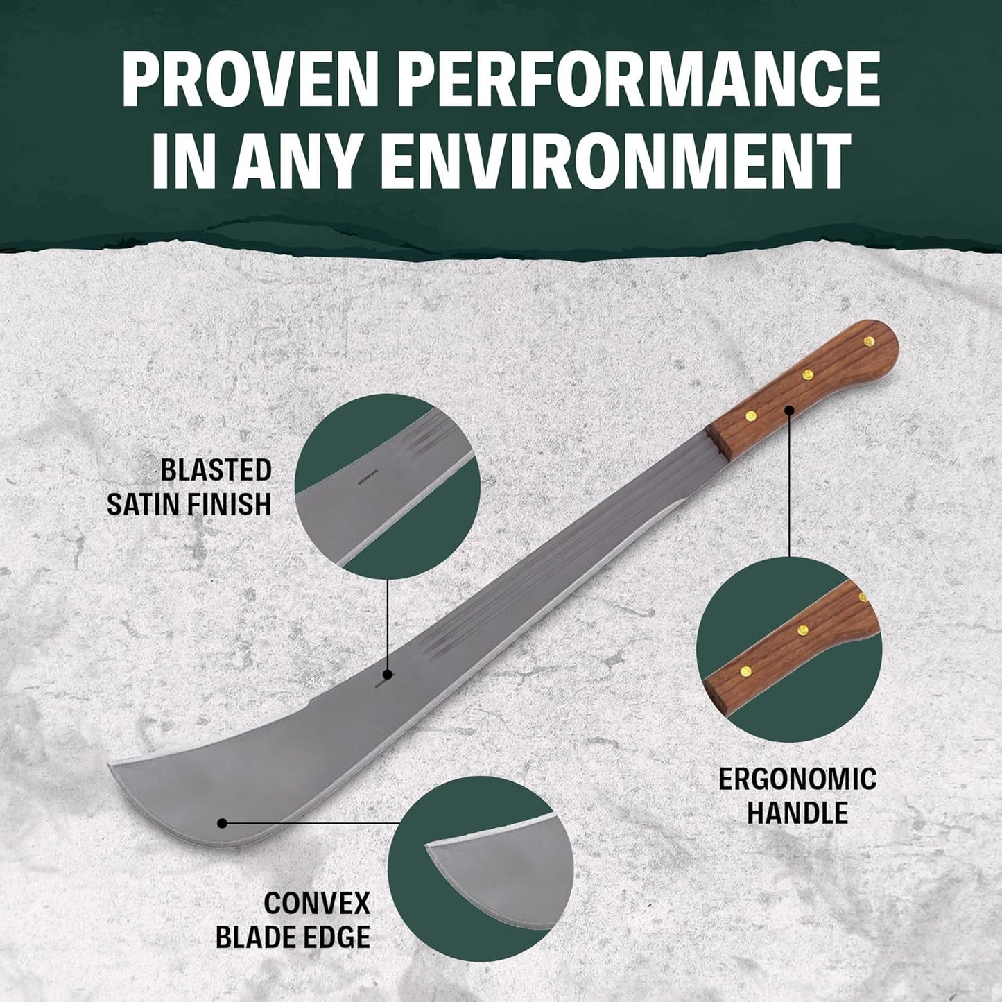 Condor Tool & Knife Outdoor Machete with Walnut Handle