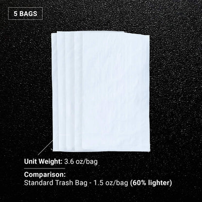 Sandbaggy Large Sandbags - Size: 25" x 40" - Thick Heavy Duty Contractor Bags, Heavy Duty Garbage Bags, Dumpster Bag, Construction Trash Bags, 6 mil (5 Bags)