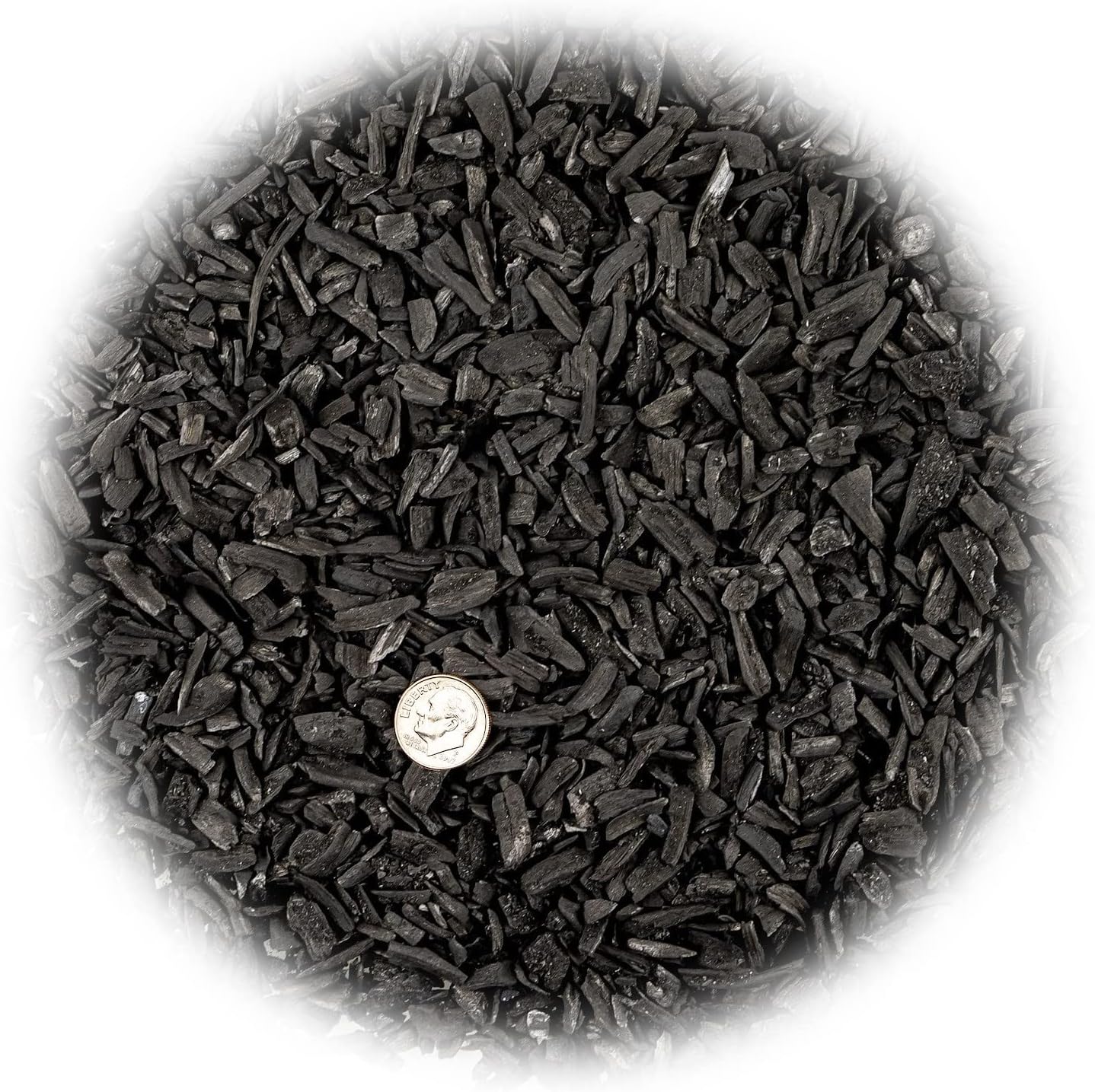 Gardenera - 4 Quart - Premium Horticultural Charcoal for Indoor Plants | Black Diamond Soil Amendment for Orchids, Terrariums, and Gardening