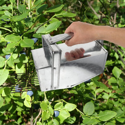 VOSAREA Berry Picker with Metal Comb and Handle Blueberry Picker Scoop Huckleberry Picking Rakes for Easier Berry Harvester