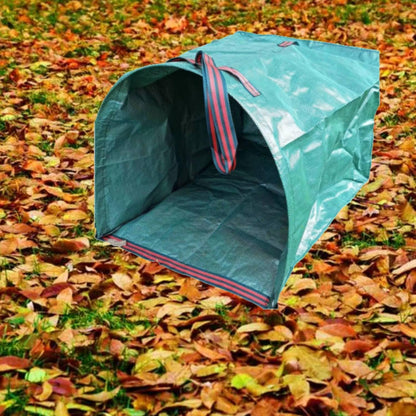 2-Pack Yard Waste Bags，Large Yard Dustpan-Type Garden Bag for Collecting Leaves，Reuseable Heavy Duty lawn and leaf bags，Garden Waste Container for Clean Up Outdoor Debris Leaves Grass Clippings