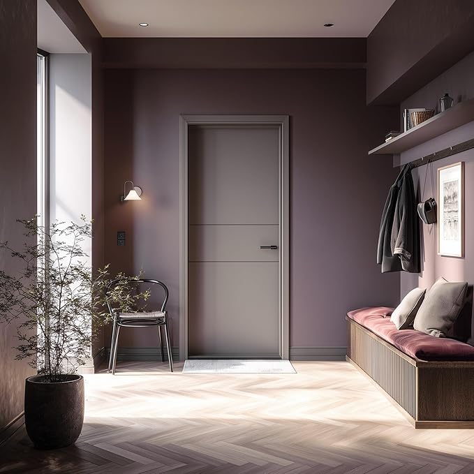 EVOLVE Paint & Primer: Environment-friendly, Low Sheen with One-coat Coverage for Interior & Exterior surfaces (Gentle Plum, 1-Gallon)