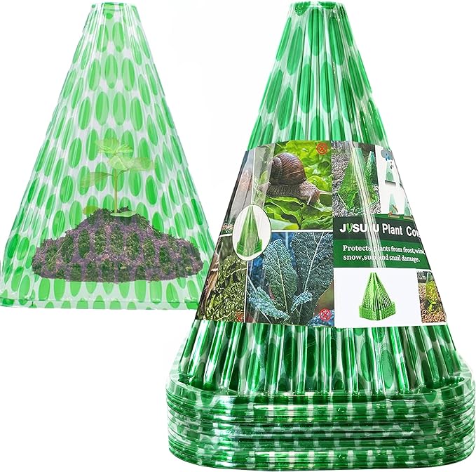 Garden Cloches for Plants,20 Pack Plant Covers Reusable Plant Bell Cover Protects Plants from Birds, Frost,Snails Etc.
