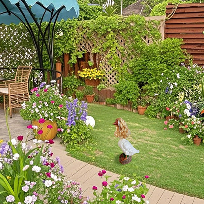 Porch Goose Wigs, Porch Goose Outfits Lawn Goose Statue Accessories for Outdoor Garden Patio Yard Goosey Decor （Style 14）
