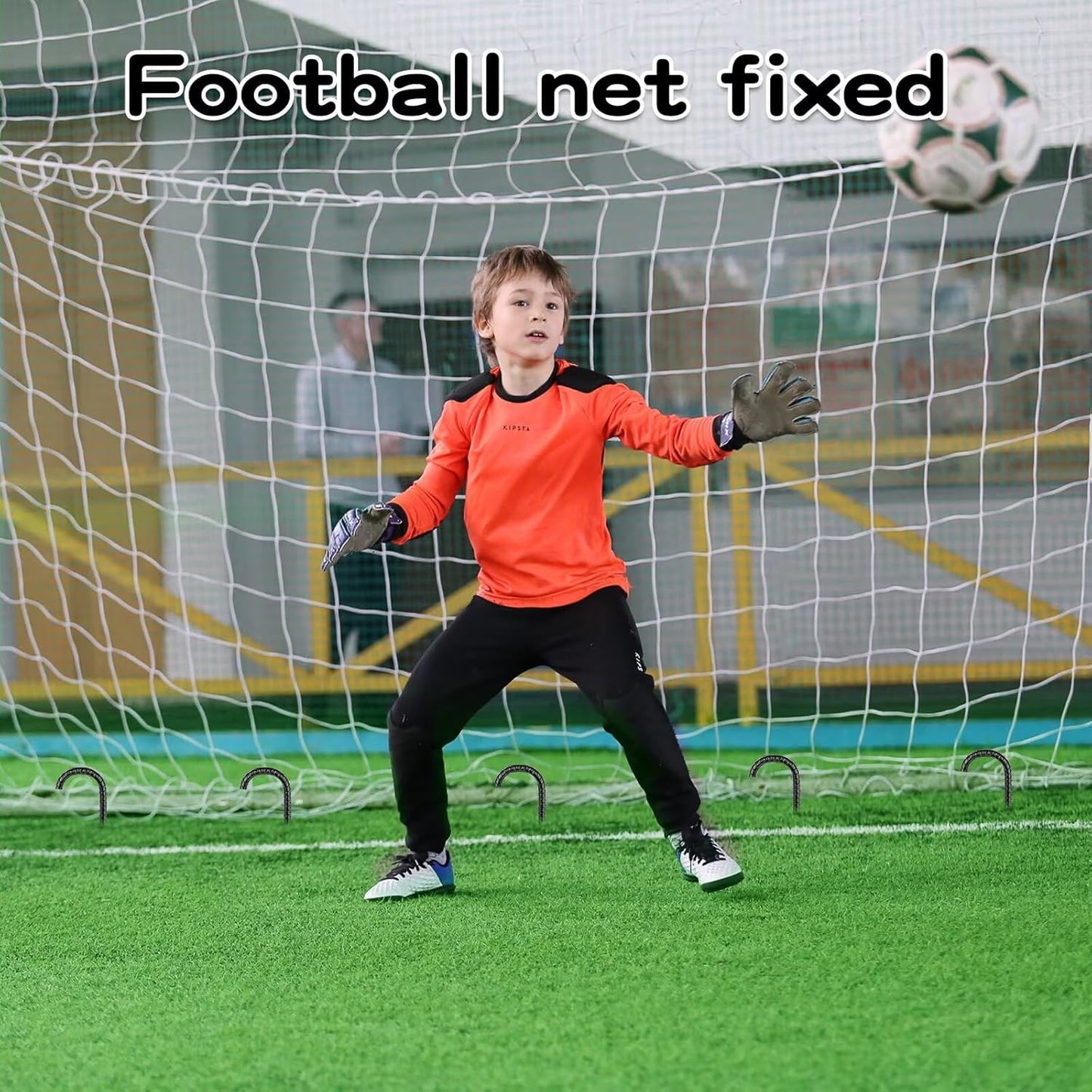 Black Rebar Stakes 12inx6mm Galvanized J Hook 10pcs – Heavy Duty Ground Tent Stakes for Fence,Bounce House,Outdoor Plants,Artificial Turf,Dog Coop,Metal Stakes for Christmas Decorations