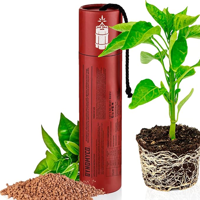 DYNOMYCO Mycorrhizal Inoculant - Plant Growth & Root Treatment, Concentrated Mycorrhiza Formula, Boosts Nutrient Uptake, Mycorrhizae Plant Food for Resilience & Fertilizer (200g / 7oz)
