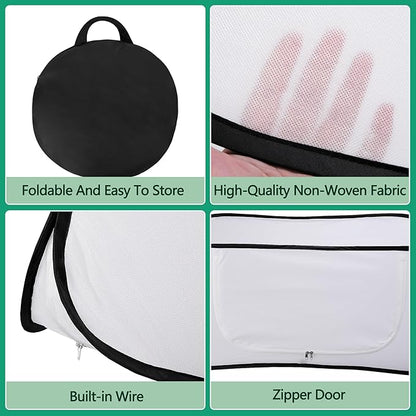 45" x 22" x 16" Pop Up Winter Garden Rows Plant Covers, Raised Garden Beds Vegetable Rows Cold-proof Plant Protector, Freeze Protection Raised Bed Cover Accelerator for Snow Frost Protection