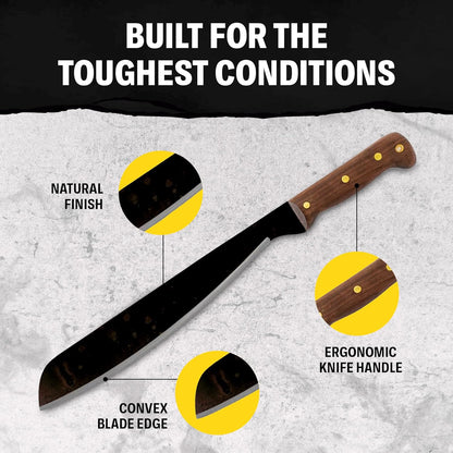 Condor Tool & Knife Tactical Machete with Walnut Handle