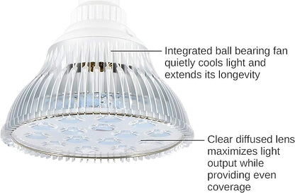 ABI True 24W Blue LED PAR38 Grow Light for Aquarium and Plant Growth (450-460nm)