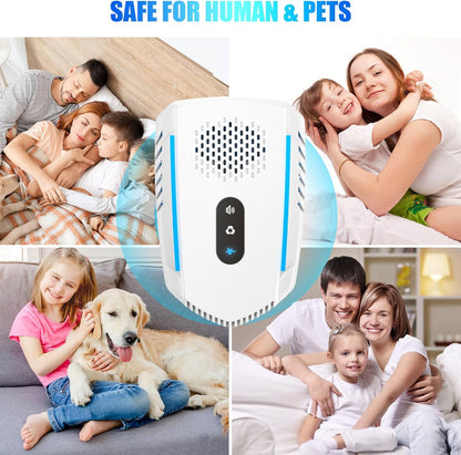 6 Packs Upgraded Ultrasonic Pest Repellent Indoor Insect Repeller, Mouse Repellent Ultrasonic Plug in, Pest Control with 3 Mode Switching, Repellent Rodent,Mice,Rat,Roach,Spider,Ant